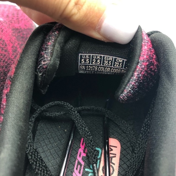 Skechers Lite Weight womens pink sneakers size 5.5 - Picture 9 of 11